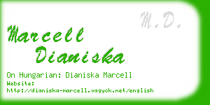 marcell dianiska business card